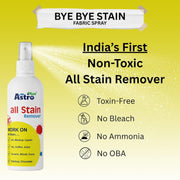 Astro Plus+ 50ML Stain Remover Spray for Clothes | Suitable for All Fabrics | Toxin-free Easy to Carry | Eco-friendl Clean Grease All color Stain Remover Fabric, Carpets, Linens, Laundry