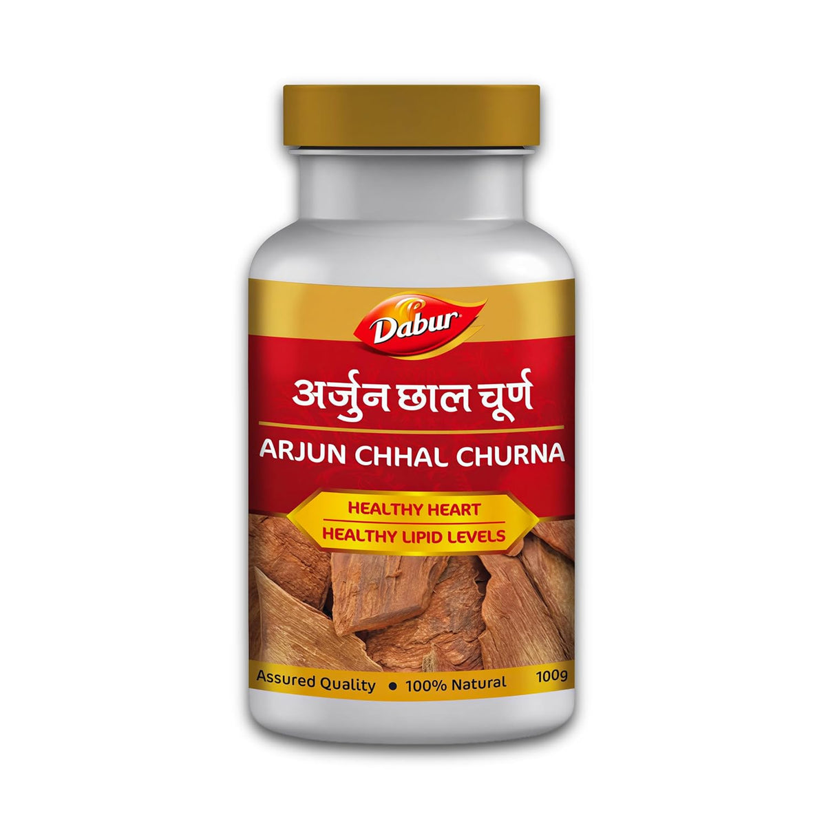 Dabur Arjun Chhal Churna 100g Pack of 2 - antioxidant, anti-inflammatory Properties