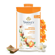Yardley London Imperial Sandalwood Perfumed Beauty Talc, For Fragrant Glow |250g