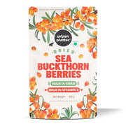 Urban Platter Dried Sea Buckthorn Berries, 100g (High in Vitamin A | High in Fiber | Tart & Tangy Superfruit | Add to Trail Mixes, Smoothies, Teas & Baking)