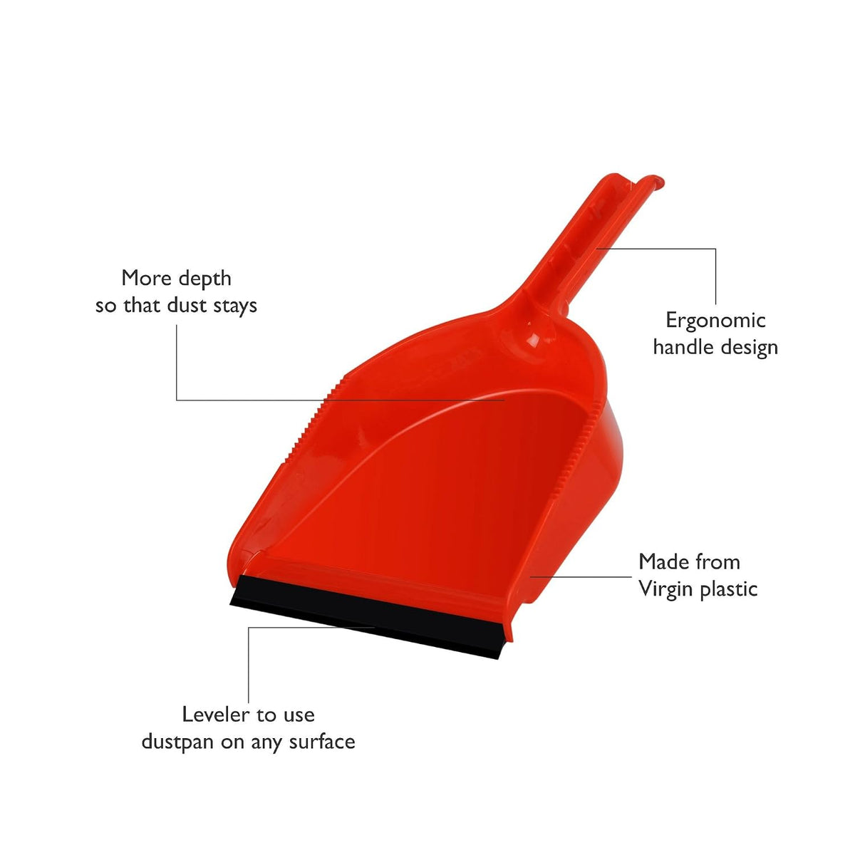 Gala 132760 Floor Brooming Dustpan (Color May Vary)