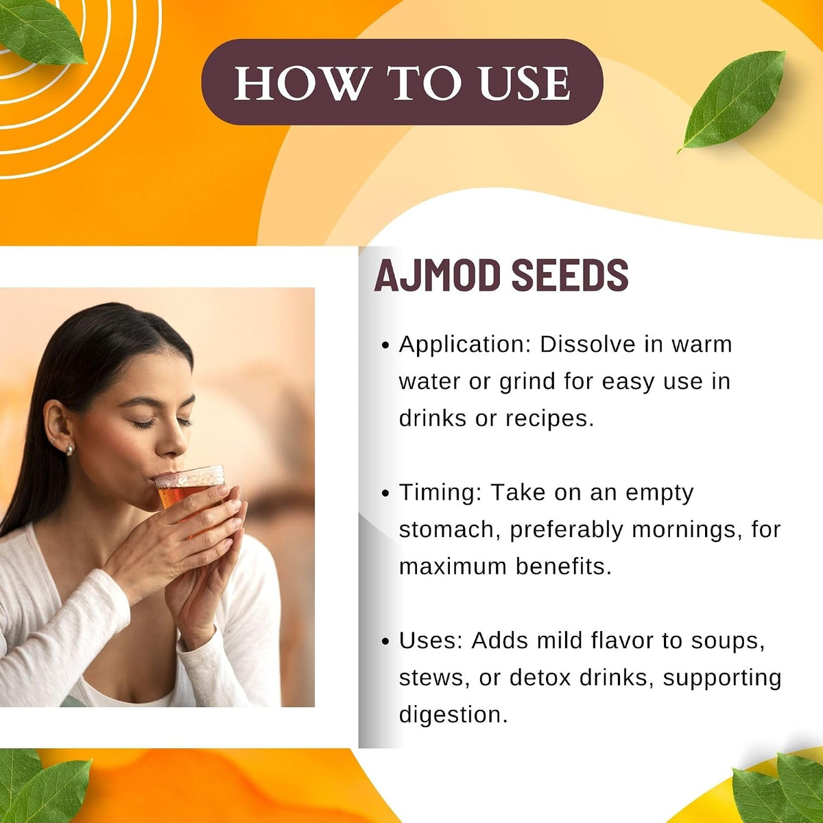 Brijbooti Ajmod 200 Gram - Ajmoda - Apium Graveolens - Celery Seeds | FSSAI, GMP, ISO Certified