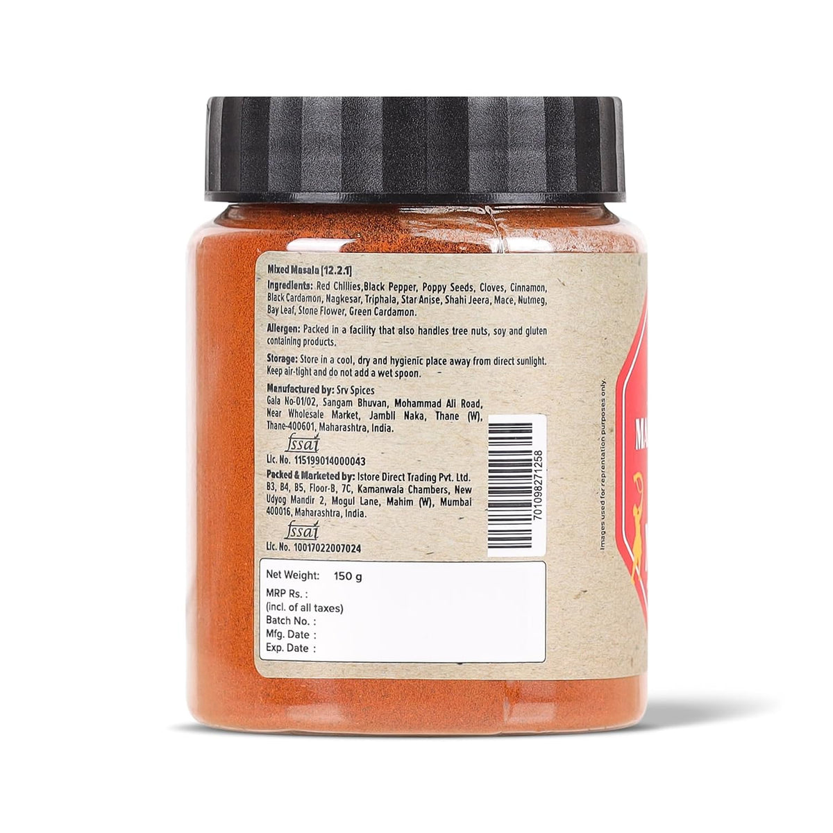 Urban Platter Maharashtrian Misal Masala, 150g (Signature Kolhapuri Misal Blend | Fiery & Hearty Taste | Onion & Garlic-free | Additive & Preservative-free)
