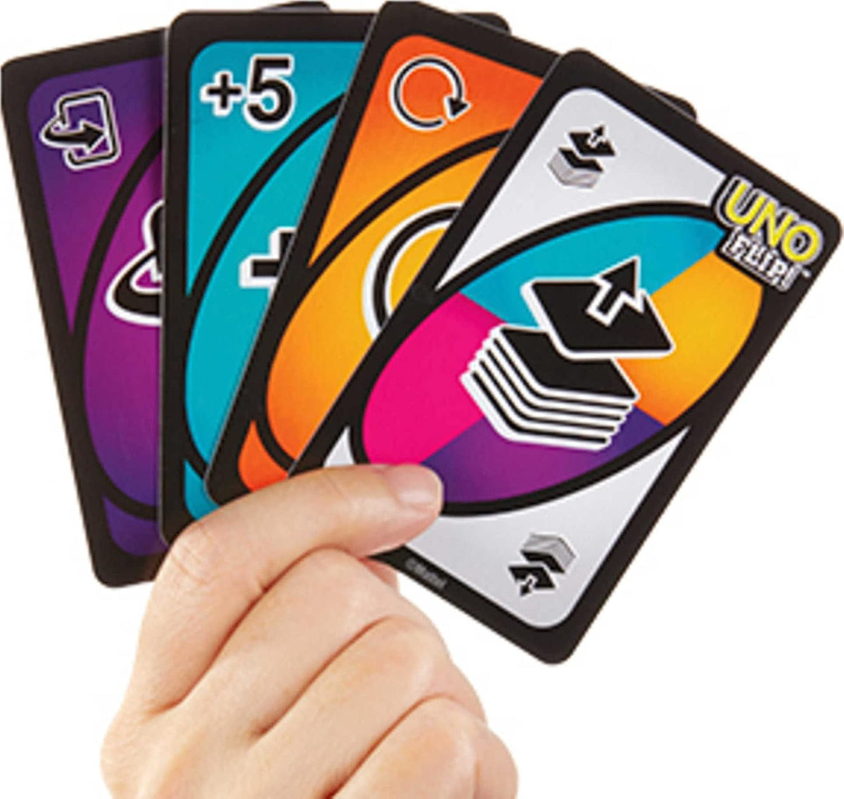 Mattel Games Uno Flip Side Card Game For Adult (Pack Of 2),Multicolor