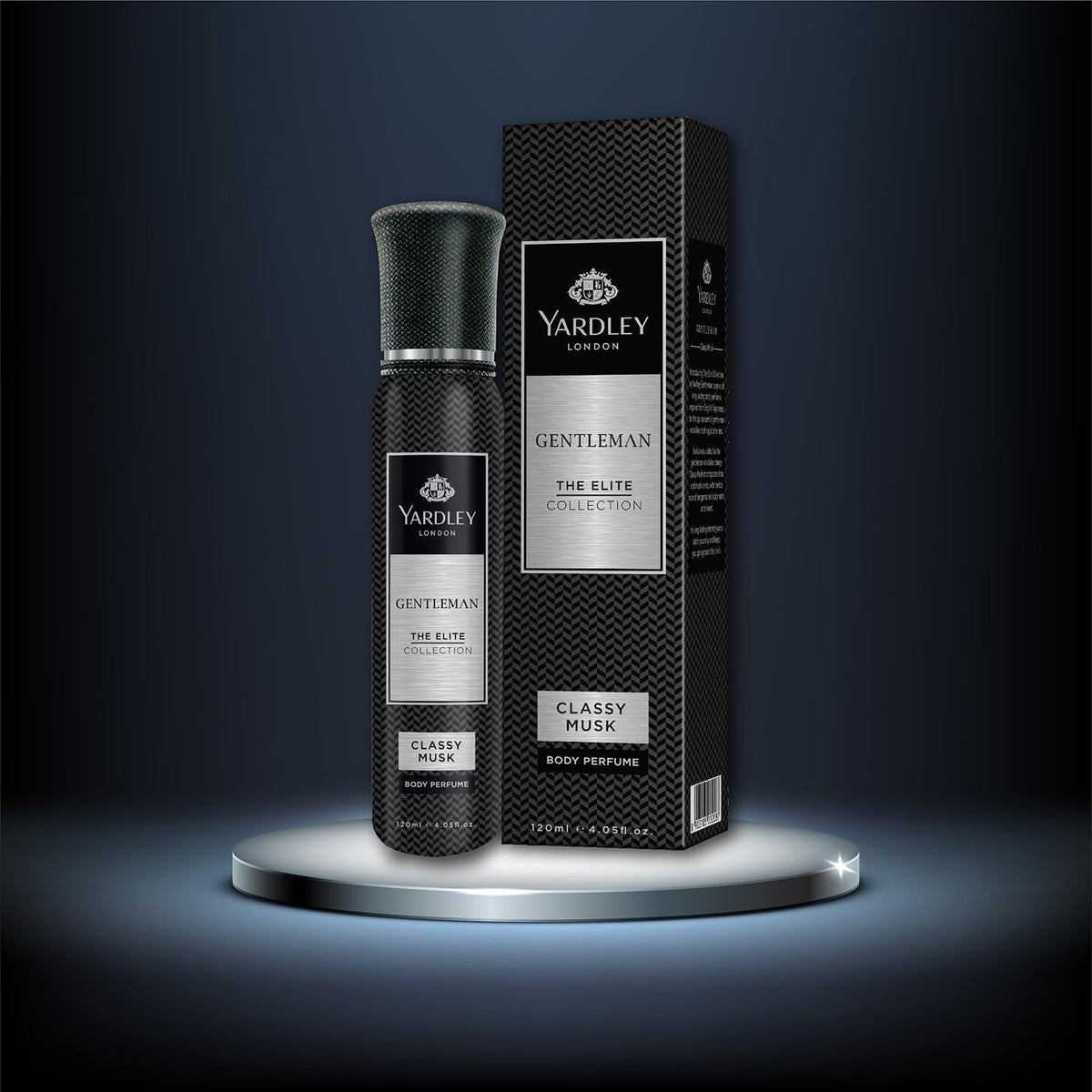 Yardley London Gentleman Range Assorted Pack With Royale Daily Wear Perfume, Compact Perfume, and Classy Musk Body Perfume - The Elite Collection| A Timeless Gift Collection For Men| Daily Use Body Perfume & No Gas Deodorant With Masculine Fragrance