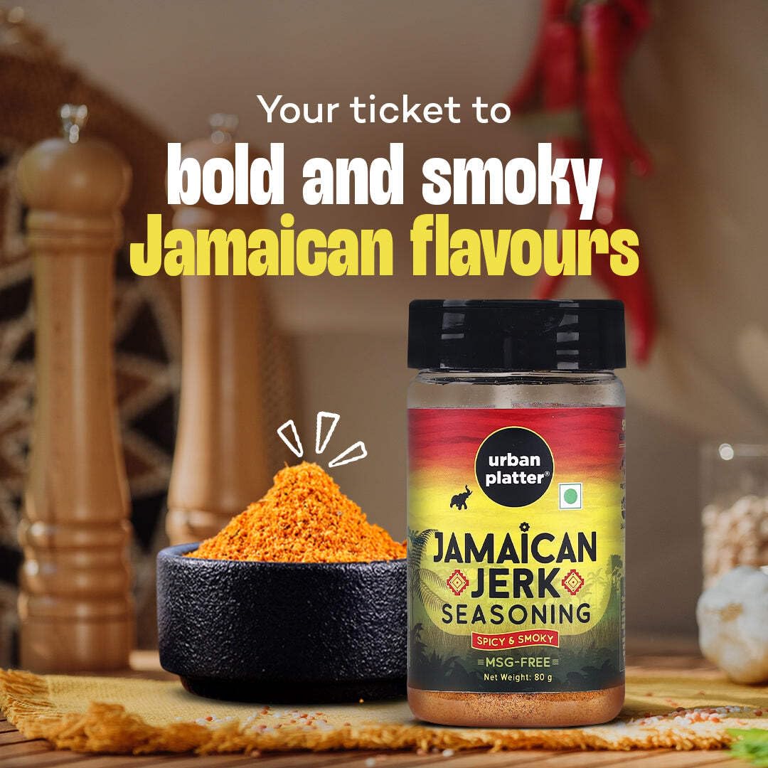 Urban Platter Jamaican Jerk Seasoning, 80g (Bold and Spicy Caribbean Blend | Perfect for Marinades, Grilling and Roasting)