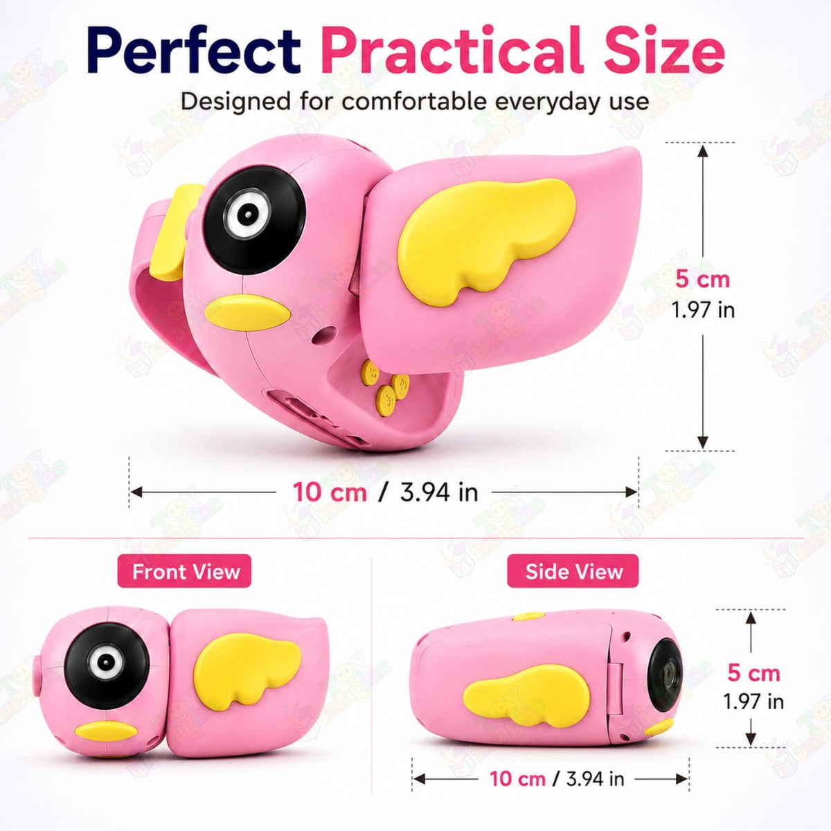 Toy Imagine Kids Digital Camera 1080P with 2-Inch Screen & Games
