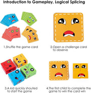 Toy Imagine Emoji Face Cube Puzzle Game for Kids