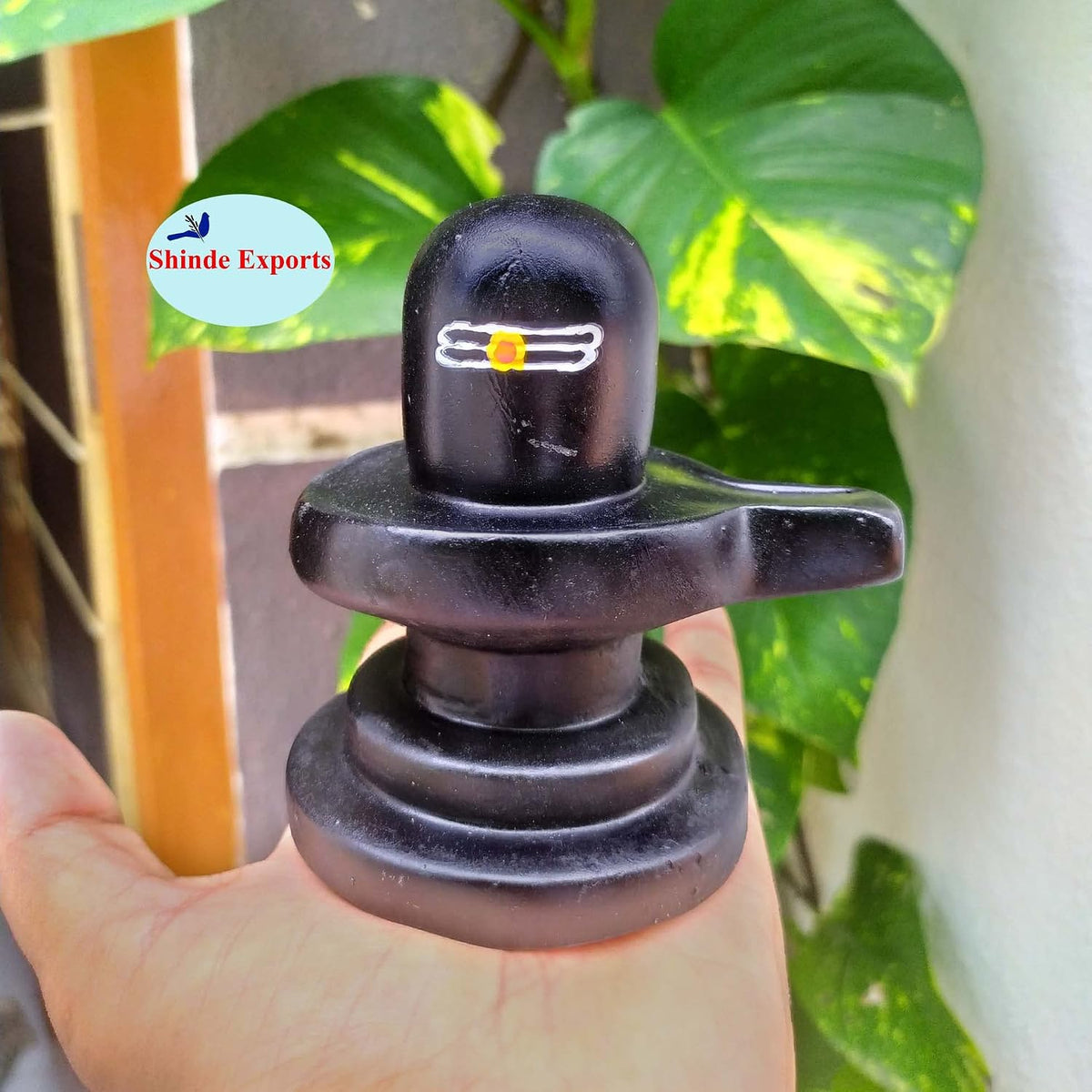 SHINDE EXPORTS shivalingam | Shiva Linga Idol for car Dashboard 10cm