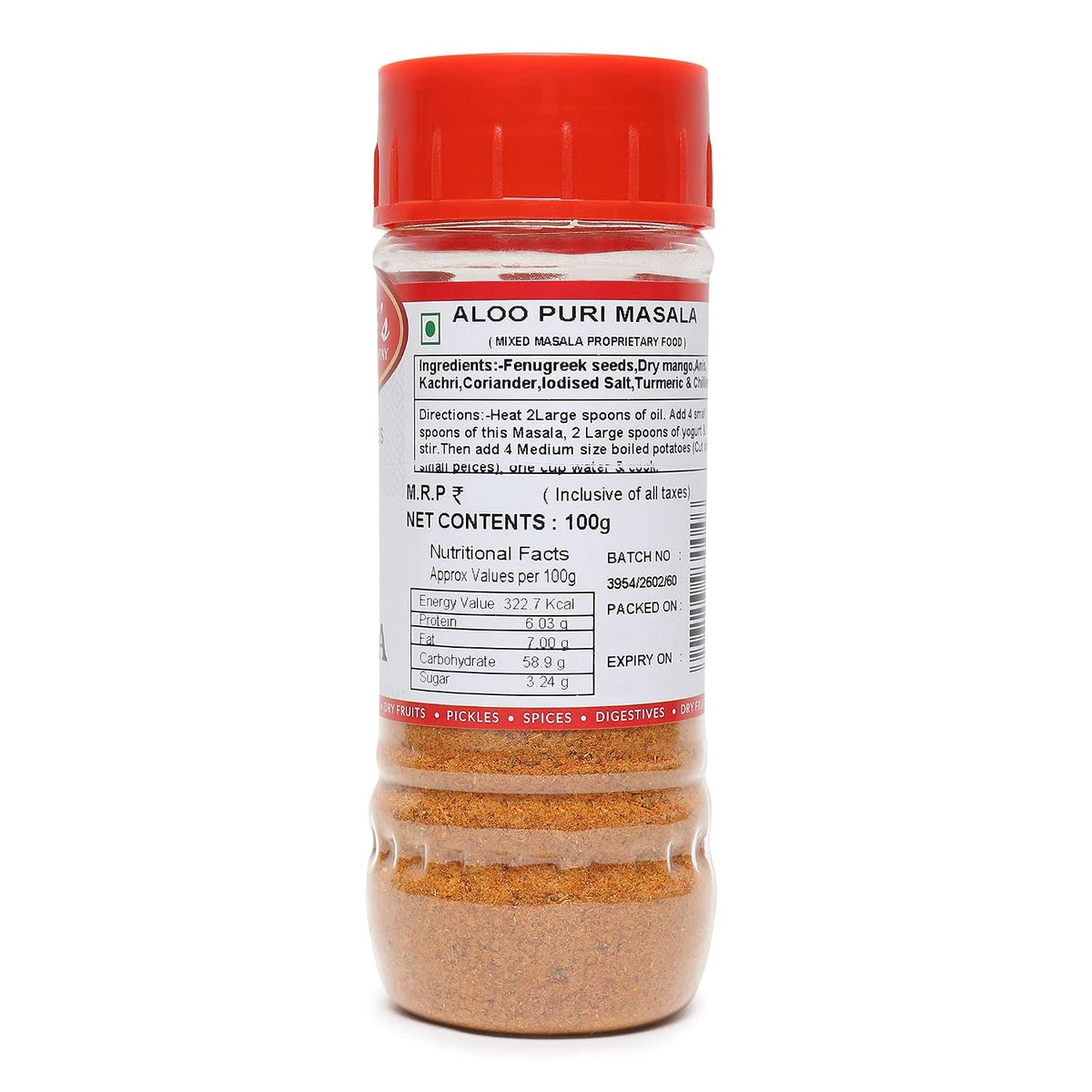 Roopak's Pik-n-Pay- Aloo Puri Masala 100g