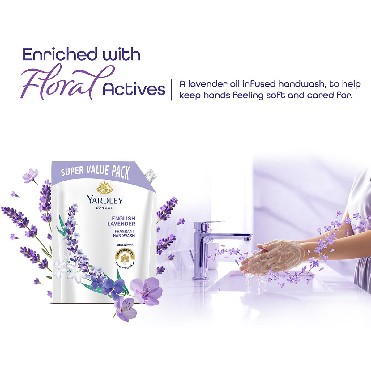 Yardley London English Lavender Fragrant Handwash 2L