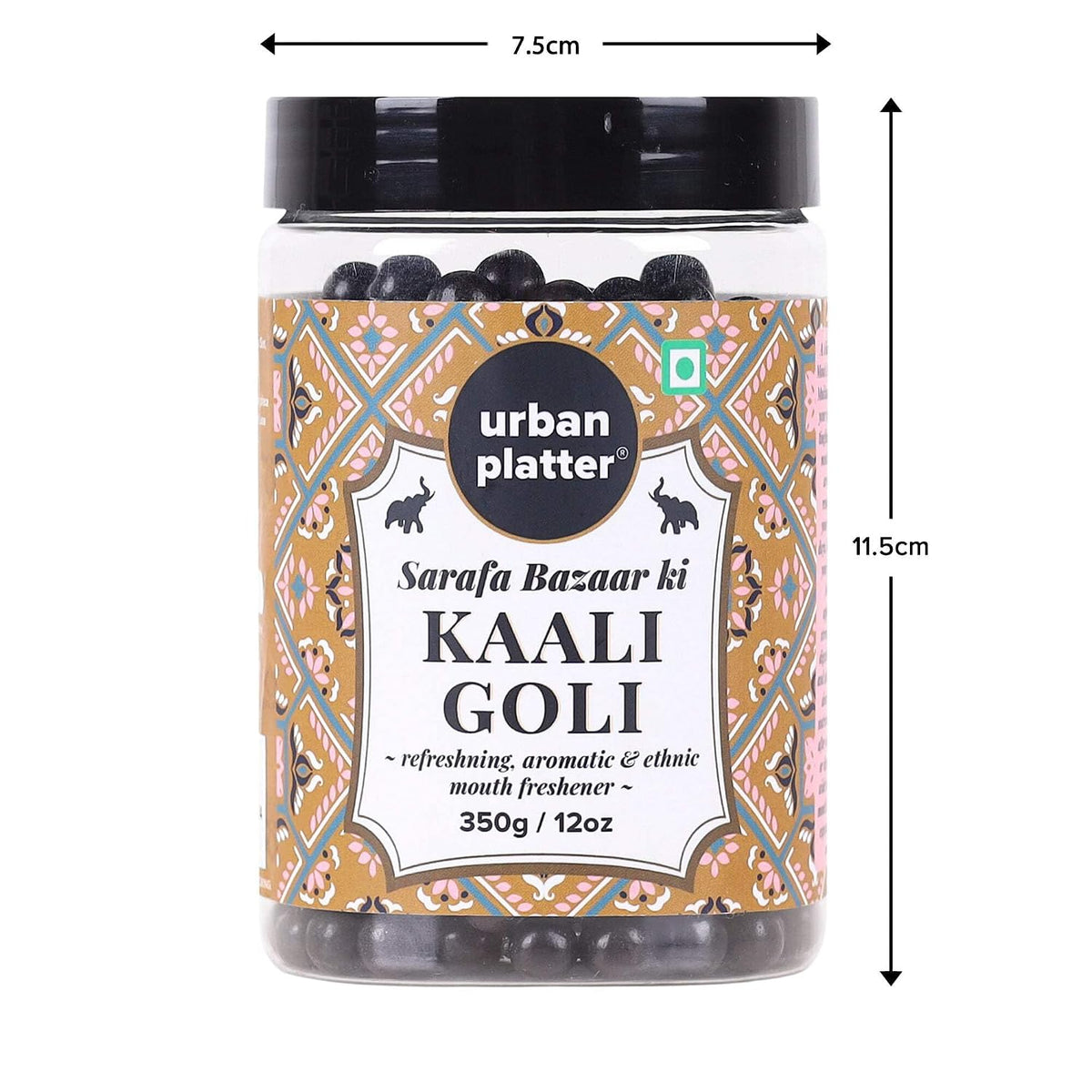 Urban Platter Sarafa Bazaar ki Kaali Goli Mukhwas, 350g