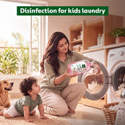 Dettol Plant-Based Disinfectant Liquid 550ml, White Peach & Grapefruit Fragrance – Kids Safe & Pet Friendly | Multi-Purpose Cleaner for Laundry & Floors | Kills 99.99% Germs