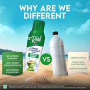 Dabur Real Activ Tender Coconut Water| No Added Sugars|Not from concentrate (Pack of 6)