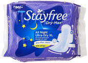 STAYFREE Dry Max all Nights 14+14+7 Pad Sanitary Pad (Pack of 35)