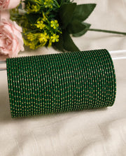 NMII Bangle Set for Women (DarkGreen) (MNY1-DarkGreen-2.6)