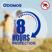 Dabur Odomos Mosquito Repellent Fabric Roll-On – 8 ml | DEET-Free | Herbal Protection for Kids & Adults | Up to 8 Hours Shield from Mosquitoes