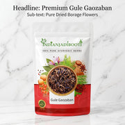 IndianJadiBooti Gule Gaozaban (Dried Borage Flowers) | 400g | Premium Purple Flowers | Natural Herbal Tea for Relaxation & Stress Relief | Traditional Cooling Tonic
