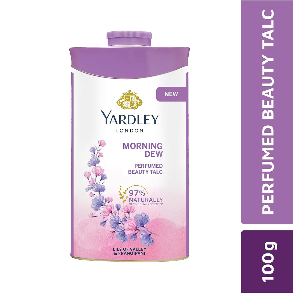 Yardley London Morning Dew Perfumed Beauty Talc | For Fragrant Glow |100g