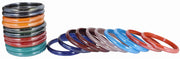 NMII Glass with Simple and Plain Glossy Finished Kada Set For Women and Girls