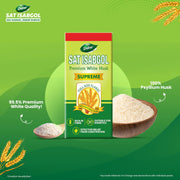 Dabur Sat Isabgol (Psyllium Husk) - 50g | Rich in Fiber | Provides Effective Relief from Constipation & Bloating | Promotes Bowel Health | Non-Habit Forming | 100% Ayurvedic