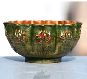 DSH Meta Urli Bowl for Floating Flowers and Tea Light Candles Home Decor and Festival Decor Center Table Decoration
