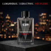 BEARDO Godfather Mafia Eau De Parfum 100ml | Fruity, Amber, Woody Fragrance | Long Lasting Perfume for Men | Gift For Men | Strong EDP For Men | Gift For Husband | Gift For Boyfriend