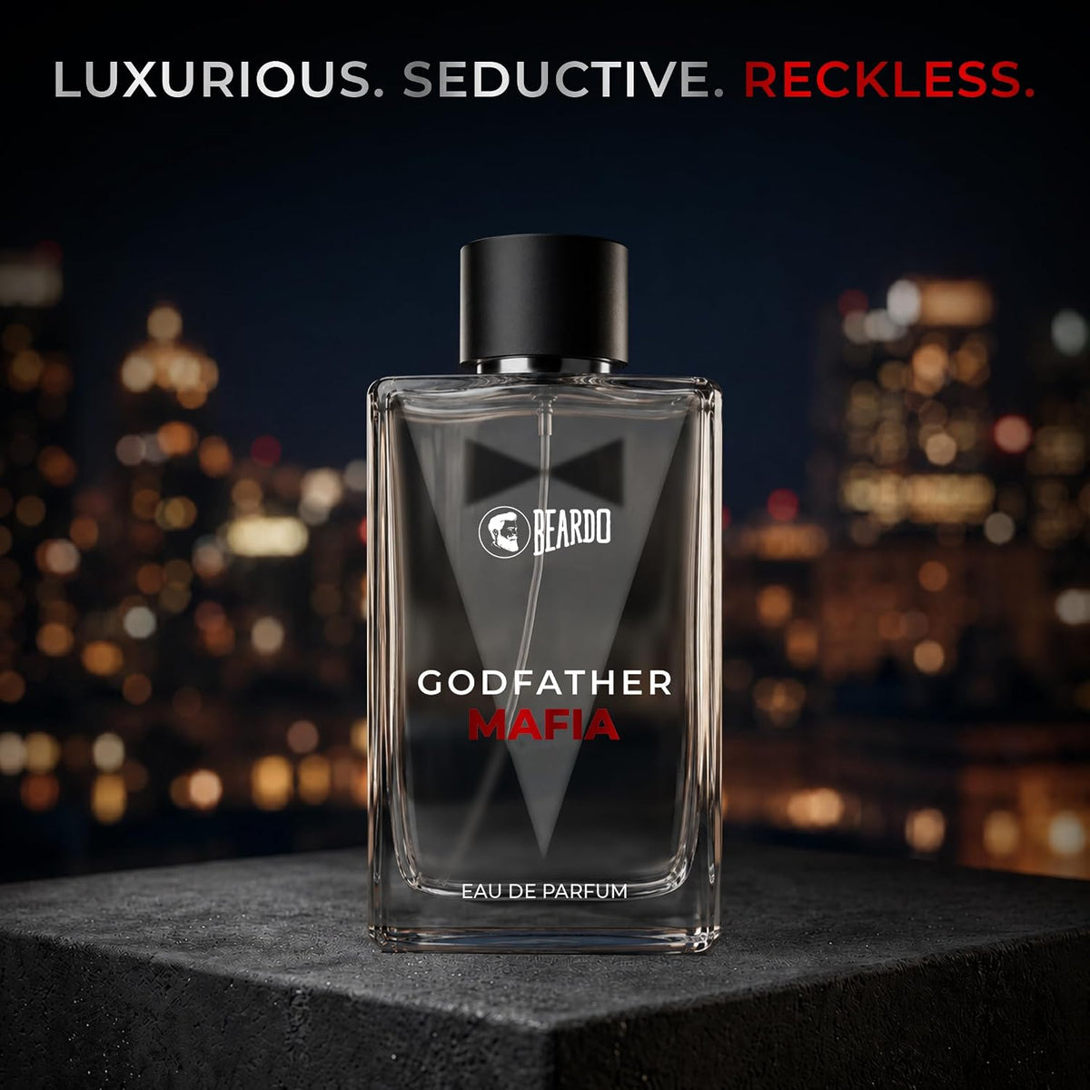 BEARDO Godfather Mafia Eau De Parfum 100ml | Fruity, Amber, Woody Fragrance | Long Lasting Perfume for Men | Gift For Men | Strong EDP For Men | Gift For Husband | Gift For Boyfriend