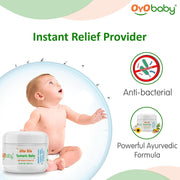 OYO BABY After Bite Turmeric Balm with Almond & Neem Oil for Babies – Relief from Rashes, Mosquito & Insect Bites, 100% Ayurvedic, 25g