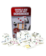 Toy Imagine Double Six Color Dot Dominoes Set