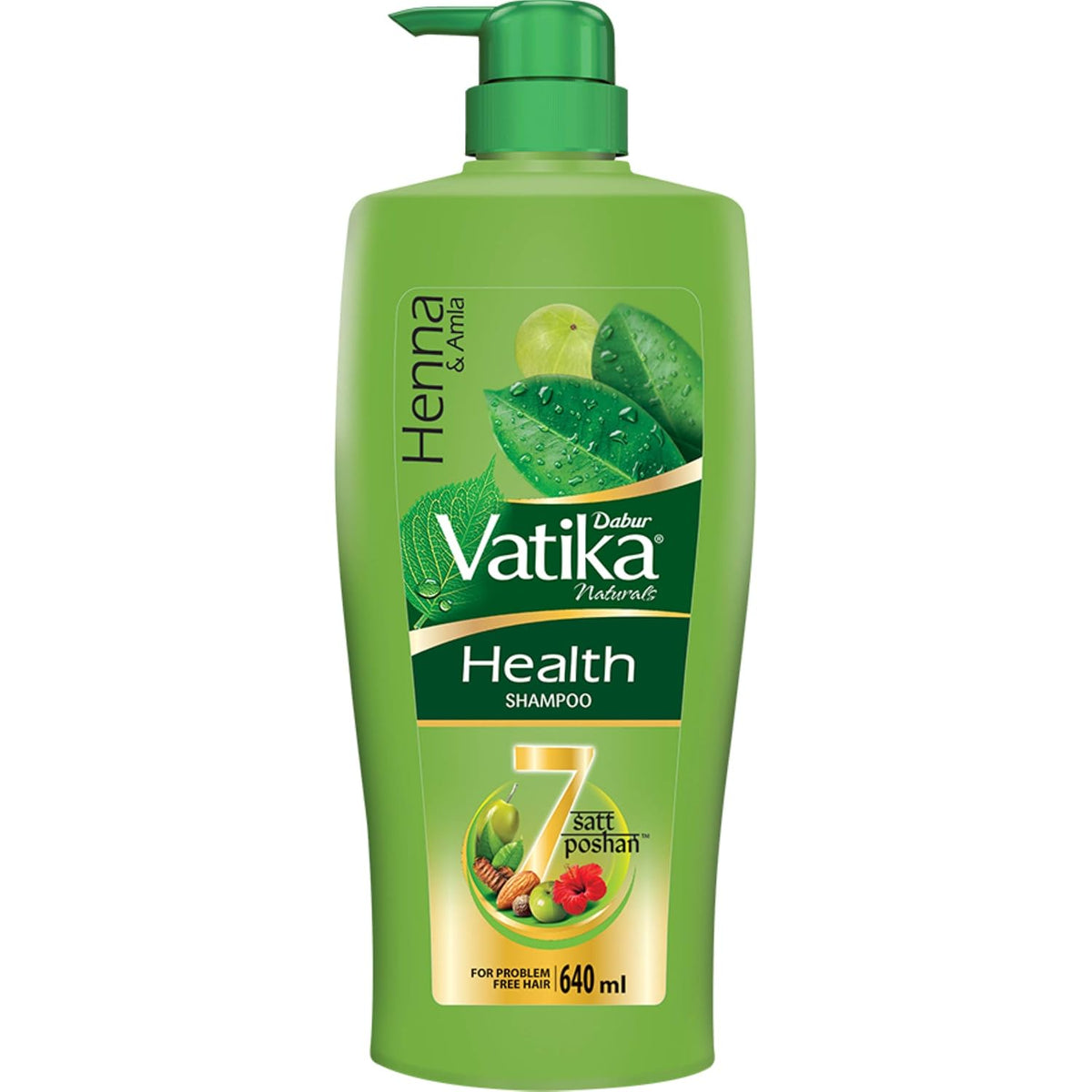 Dabur Vatika Enriched Coconut Hair Oil - 450 ml & Dabur Vatika Health Shampoo - 640ml