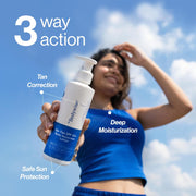 Be Bodywise De-tan Body Sunscreen Lotion with SPF 50+ PA++++ | Broad Spectrum UVA & UVB Protection, No White Cast, Hydrates Skin | Niacinamide, Papaya & Guava Extract |Light-weight & Non-greasy, 175ml