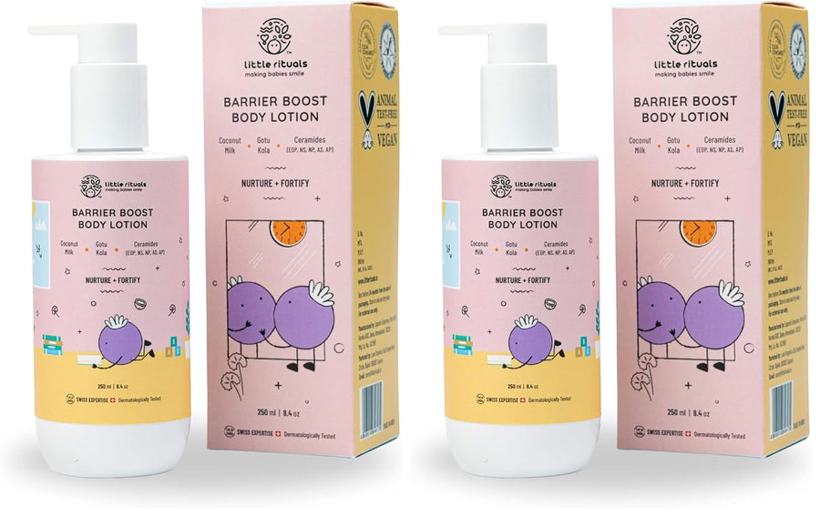 Little Rituals Barrier Boost Baby Body Lotion 250 ml (Pack of 2)