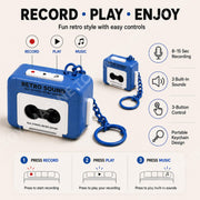 Toy Imagine Retro Cassette Tape Keychain, Pack of 2