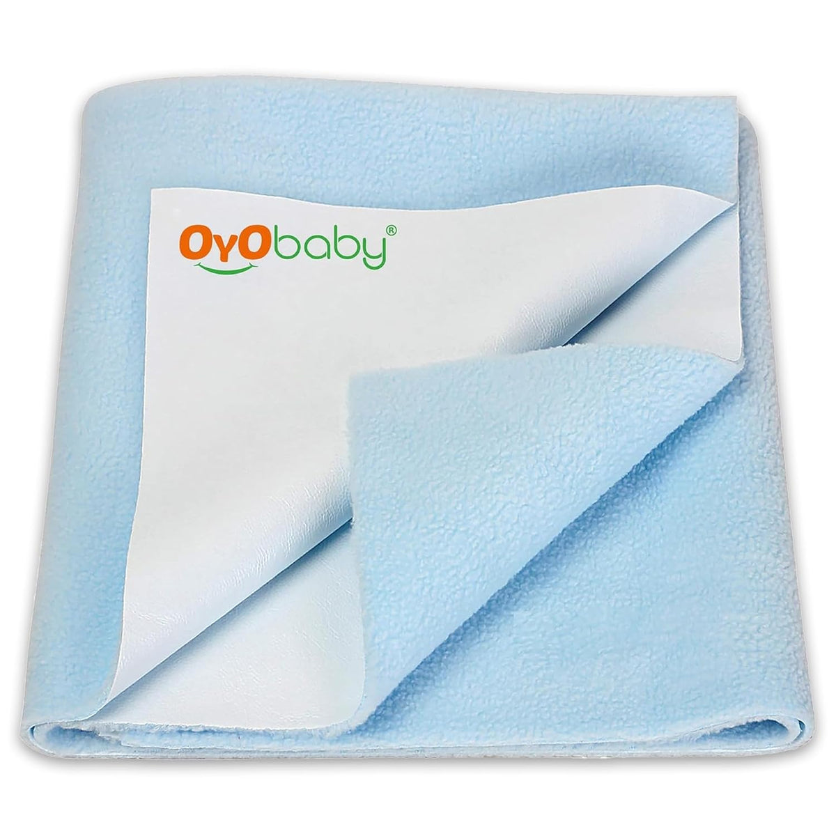 Premium Hypoallergenic Quick Dry Waterproof Reusable Mat/Underpad/Absorbent Sheets/Mattress Protector/Crib Sheets (Size: 100cm x 70cm) / (39"x28") Blue, Medium by OYO BABY
