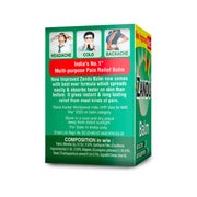 Zandu Balm - 10 ml, For instant pain relief from cold, headache & body