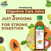 Zandu Digestive Care Juice, 1000 ml, Enriched with Papaya, Triphala & Bael to improve Gut Health, Relieves Gas, Boosts Appetite, Scientifically Tested