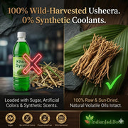 IndianJadiBooti Pure Khus Root (Vetiver/Ramacham) | Raw Herbal Coolant for Drinking Water, Glowing Skin & Summer Body Heat Relief, 900 Grams | (Pack Of 2)