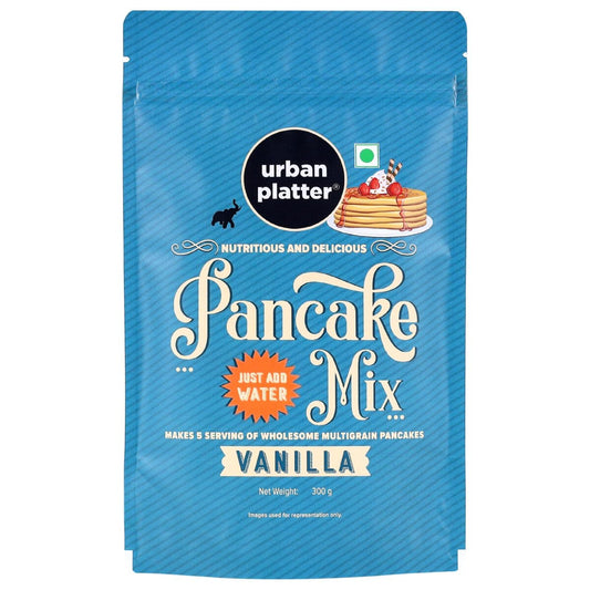 Urban Platter Vanilla Pancake Mix, 300g (Refined Flour Free | Instant Mix | Breakfast Essential)