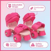 Toy Imagine Adjustable Inline Roller Skates for Kids Girls