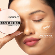 INSIGHT Cosmetics Cush On You Foundation Caramel Tan | Lightweight Liquid Foundation for Smooth Natural Finish | Buildable Coverage Makeup Base for Everyday Use | Long Lasting Face Makeup-20g