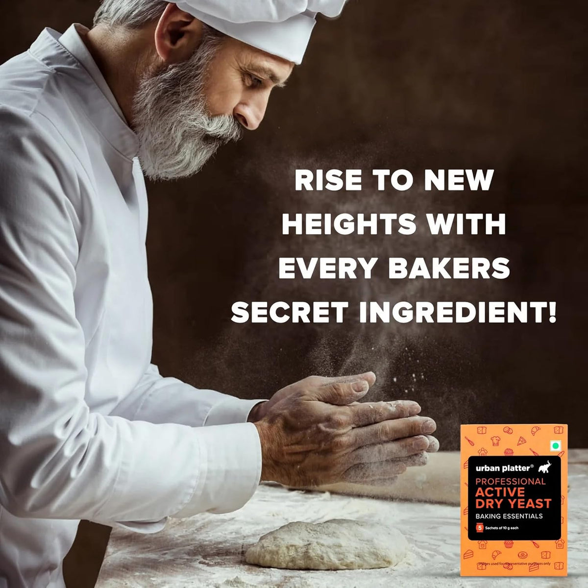 Urban Platter Baker's Active Dry Yeast, 100g