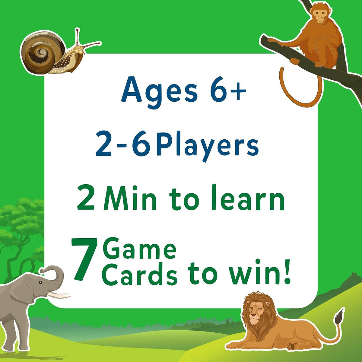 Skillmatics Guess in 10 – Animal Kingdom, Card Game for Kids & Families