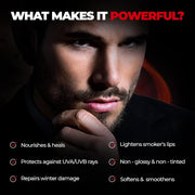 Beardo Lip Lightener for Men with Kojic Acid & SPF 30, 7g | Non-Tinted Brightening Lip Balm | Lip Balm for Dark, Dry & Chapped Lips | Men’s Lip Care for Smooth, Soft & Pink Lips
