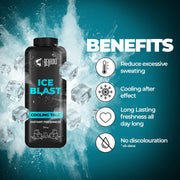 Beardo Ice Blast Talc powder for men | INSTANT ICY COOLING Talcum Powder Men | Combat heat with Menthol 250g