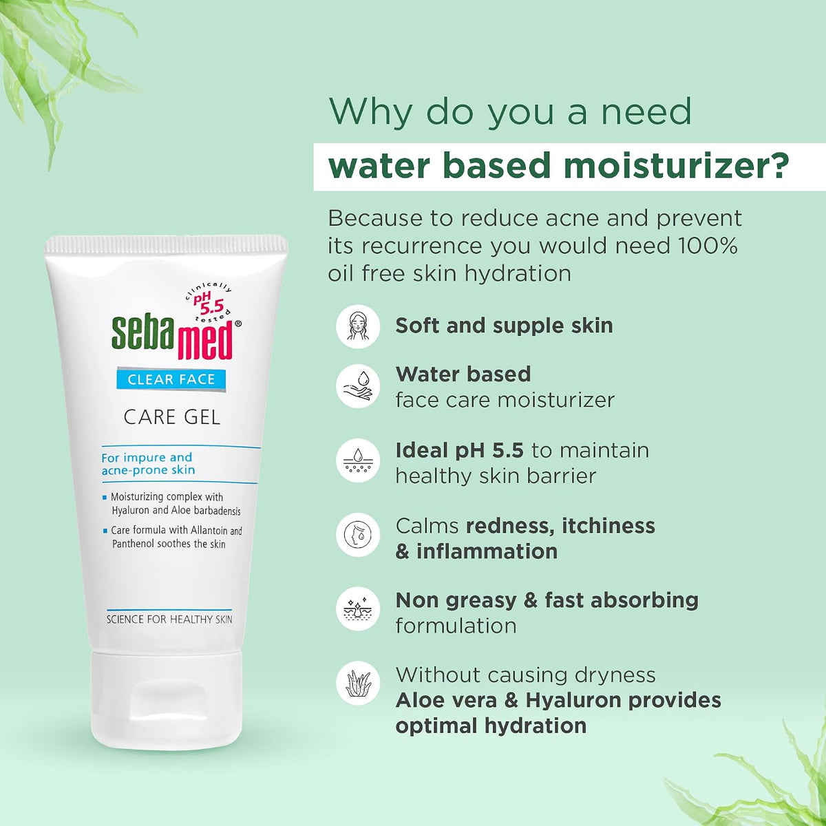 Sebamed Clear Face Care Gel | 50ml