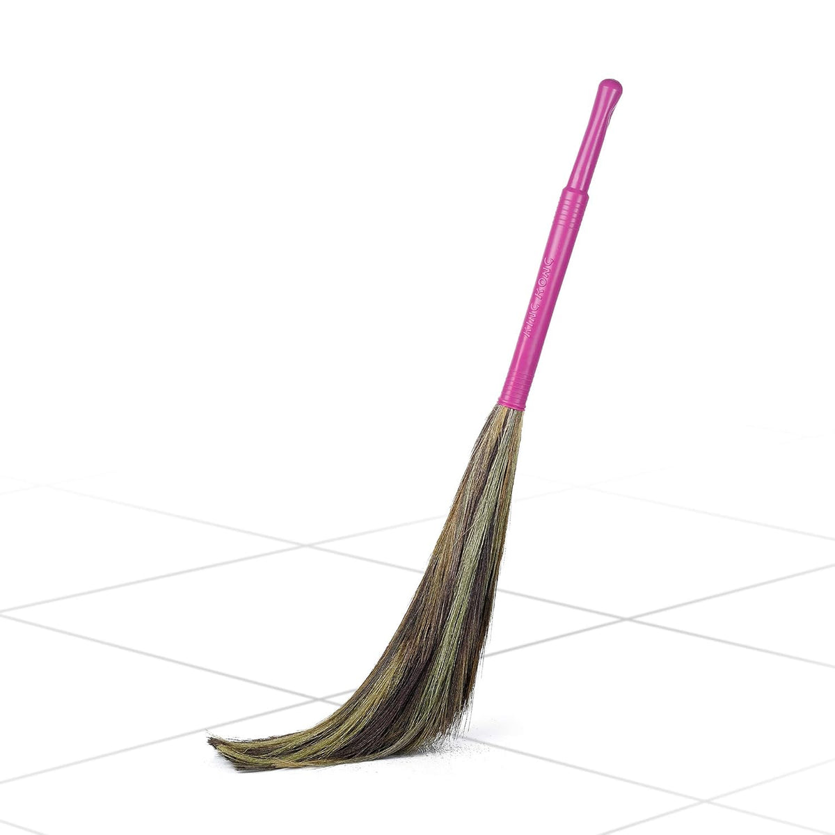 Gala King Kong Grass Floor Broom - Pack of 1, Pink