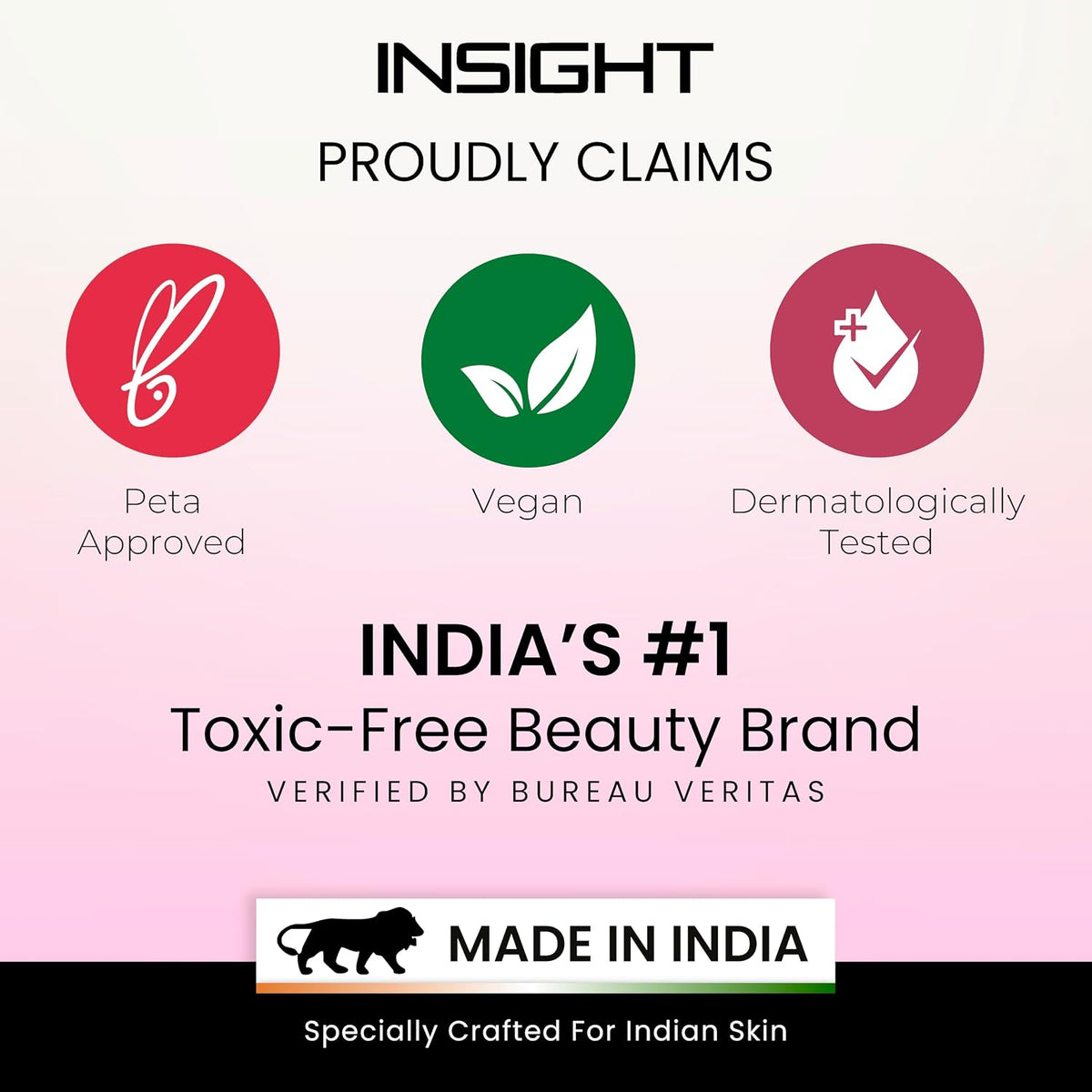 INSIGHT Gloss Up Lip Color - Blush Bloom| High-Gloss Finish | Non-Transfer | Smudge Proof | Rich Pigmentation | Lightweight, Long-Lasting Formula | All-Day Comfortable Wear (4g)