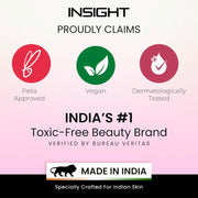 INSIGHT Gloss Up Lip Color - Cappuccino Crush | High-Gloss Finish | Non-Transfer | Smudge Proof | Rich Pigmentation | Lightweight, Long-Lasting Formula | All-Day Comfortable Wear (4g)