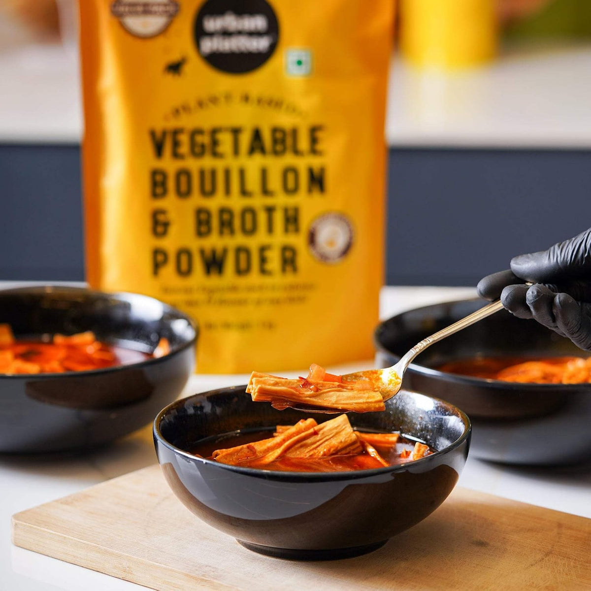 Urban Platter Vegetable Bouillon & Broth Powder, 1kg (Plant-Based | Instant Vegetable Stock | MSG-free | Umami-Rich)